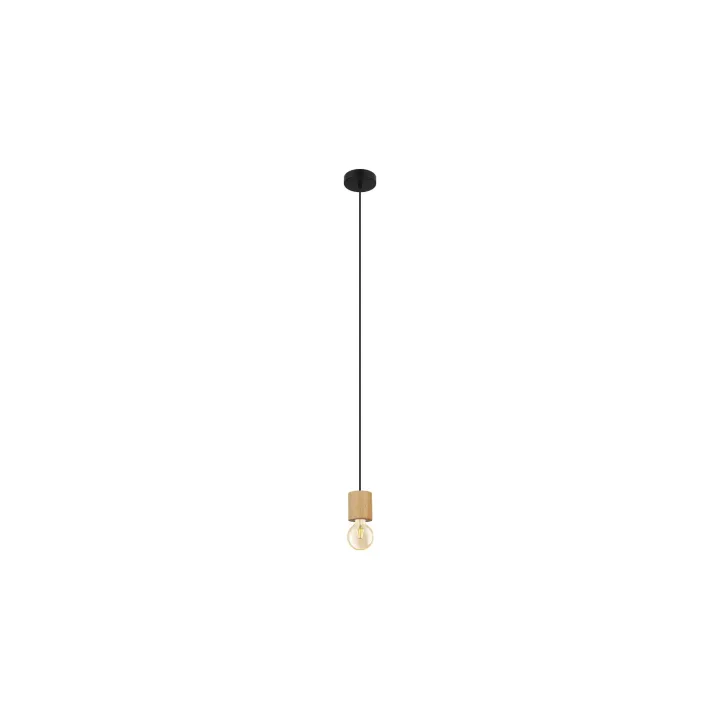 EGLO Leuchten Lampe suspendue TURIALDO 1x E27, Noir