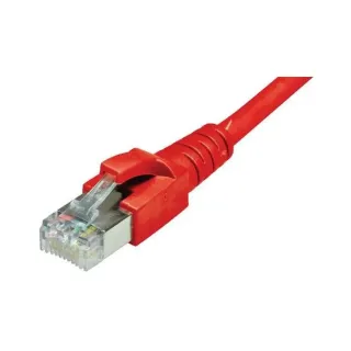 Dätwyler IT Infra Câble patch  Cat 6A, S-FTP, 2.5 m, Rouge