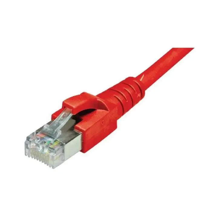 Dätwyler IT Infra Câble patch  Cat 6A, S-FTP, 2.5 m, Rouge