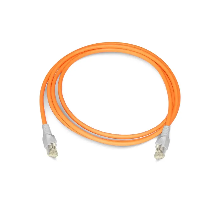 Dätwyler IT Infra Câble patch  Cat 6A, S-FTP, 0.5 m, Orange