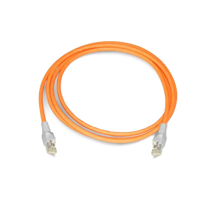 Dätwyler IT Infra Câble patch  Cat 6A, S-FTP, 2 m, Orange