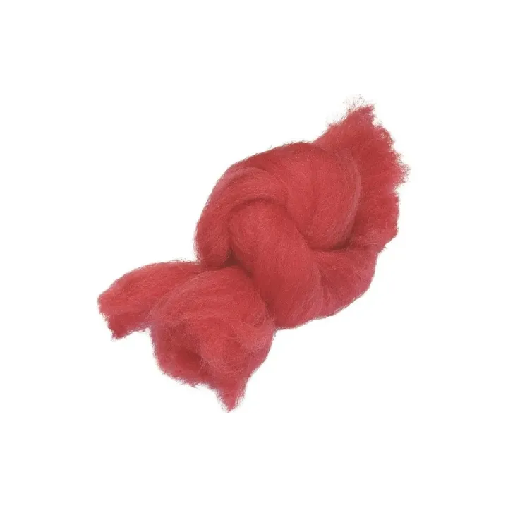 Heyda Laine de feutre 50 g, Rouge