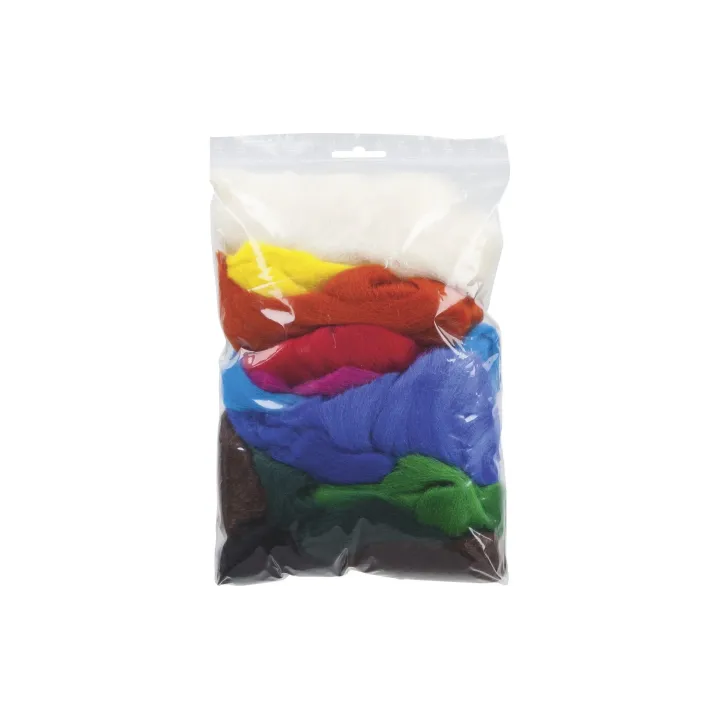 Heyda Laine de feutre Mix 100 g, Multicolore