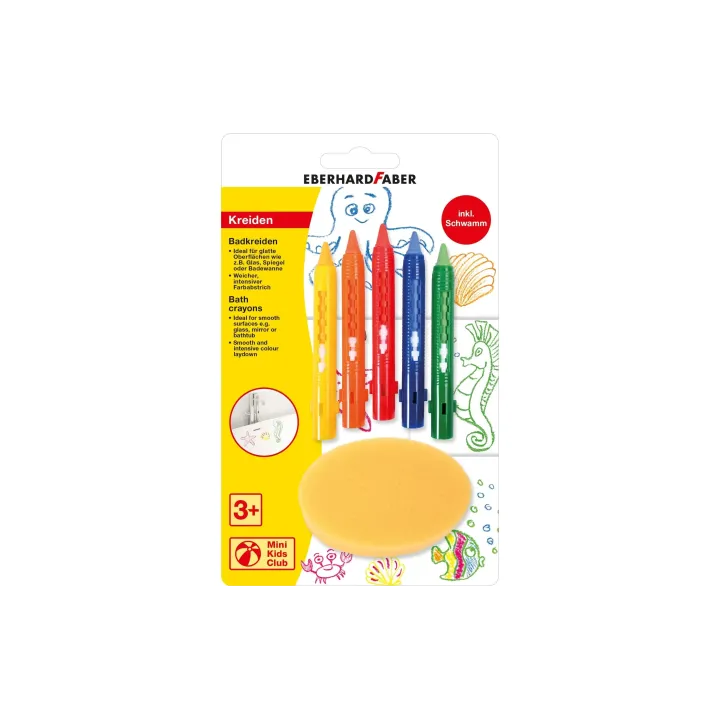 Eberhard Faber Pastel Salle de bain éponge incluse, 5 pièces