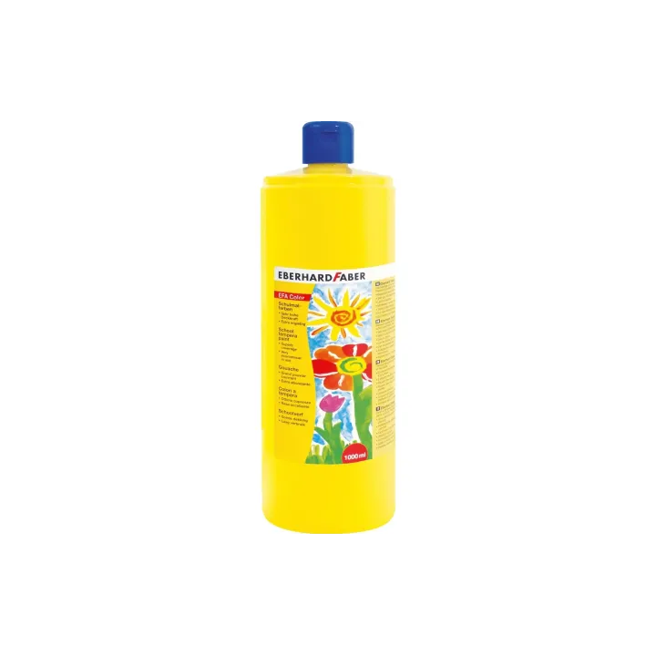 Eberhard Faber Peintures tempera Efacolor, 1000 ml, jaune de cadmium