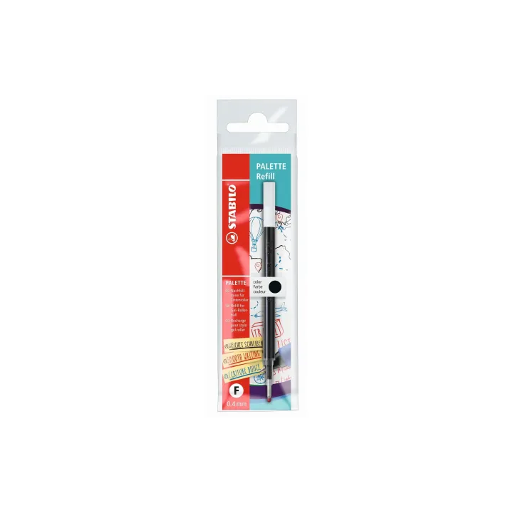 STABILO Cartouche Recharge de palette Noir, 0.4 mm