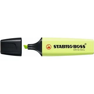 STABILO Surligneur Boss Original Jaune vert, 10 pièces