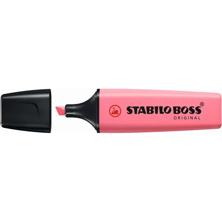 STABILO Surligneur Boss Original Rouge cerise, 10 pièces