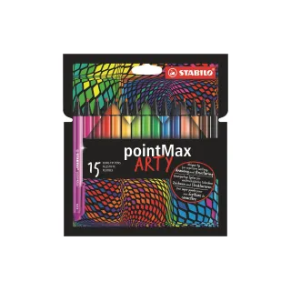 STABILO Fineliner pointMax Arty, 15 pièces