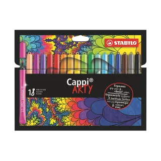 STABILO Feutres de coloriage Cappi Arty 18 pièces