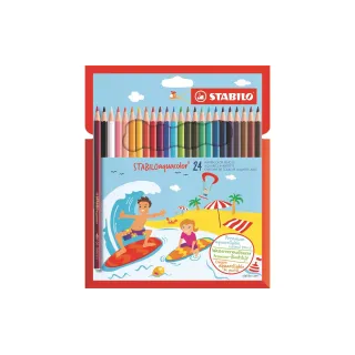 STABILO Crayons de couleur Kids Design, Multicolore