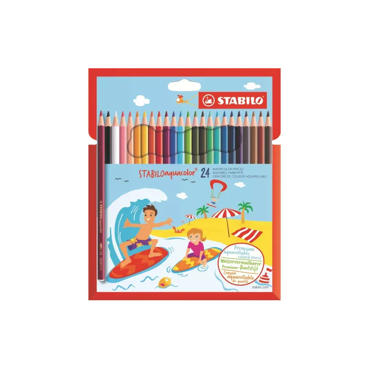 STABILO Crayons de couleur Kids Design, Multicolore