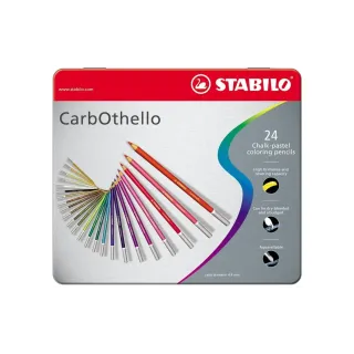 STABILO Crayons de couleur CarbOthello, 24 pièces