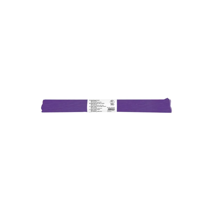 URSUS Papier crêpe 50 cm x 2,5 m, 32 g-m², violet foncé