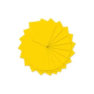 URSUS Papier coloré A4, 130 g-m², 100 feuilles, jaune soleil