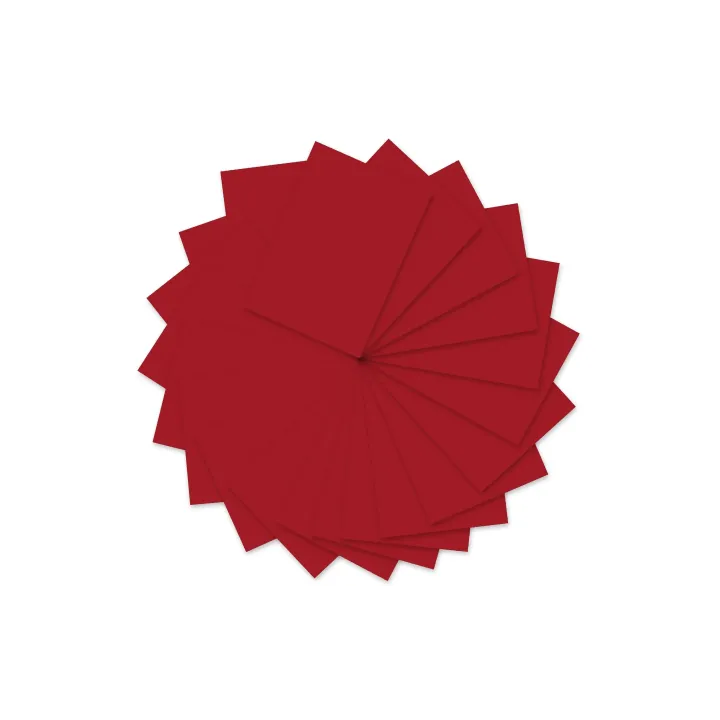 URSUS Papier coloré A4, 130 g-m², 100 feuilles, rouge foncé