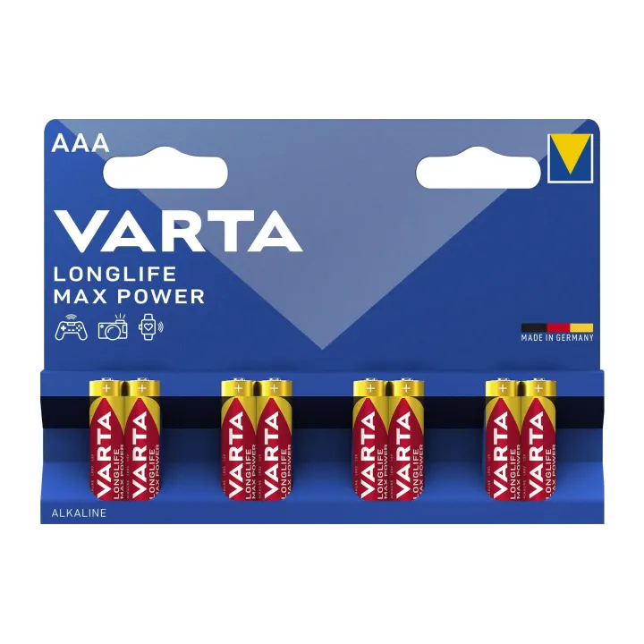Varta Pile Longlife Max Power AAA 8 Pièce-s