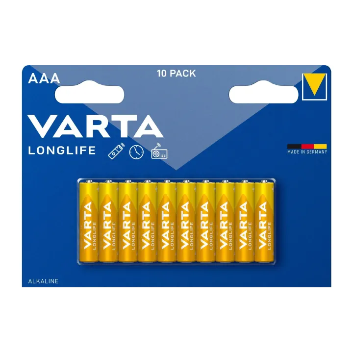 Varta Pile Longlife AAA 10 Pièce-s