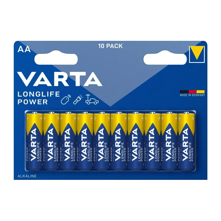 Varta Pile Longlife Power AA 10 Pièce-s