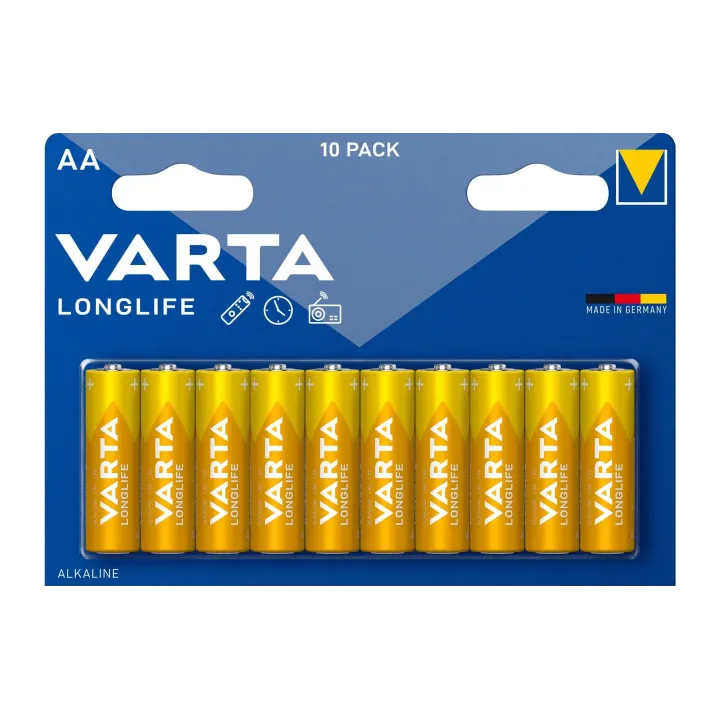 Varta Pile Longlife AA 10 Pièce-s