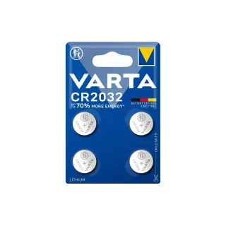 Varta Pile bouton CR2032 4 Pièce-s