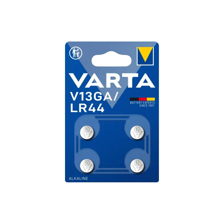 Varta Pile bouton V13GA - LR44 4 Pièce-s
