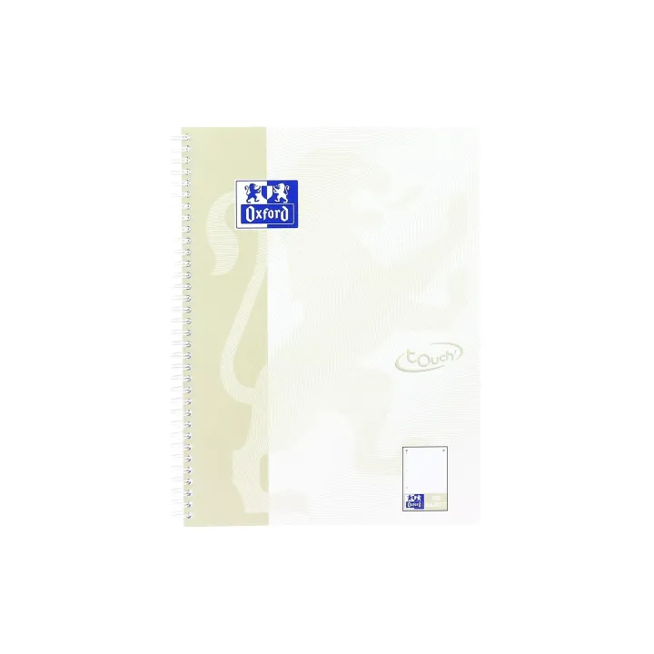 Oxford Carnet de notes Touchez College Pad, A4 +, Pois, Sabler