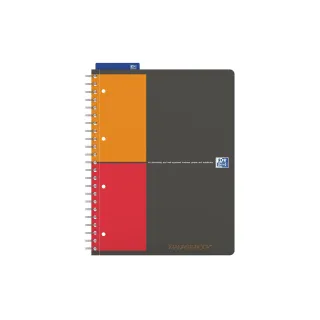 Oxford Bloc-notes International Managerbook, A4 +, À lignes, Gris