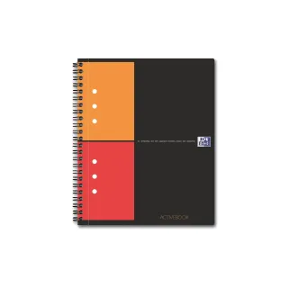 Oxford Carnet de notes International Activebook, A5 +, À carreaux, Gris