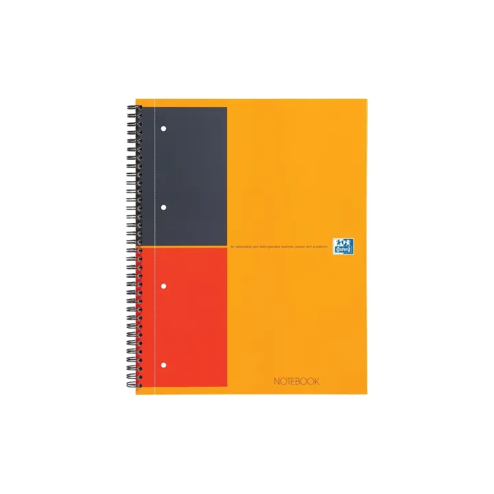 Oxford Carnet de notes Collegeblock International, A4 +, À lignes, Orange