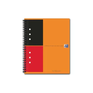 Oxford Bloc-notes International Notebook, A5 +, À lignes, Orange