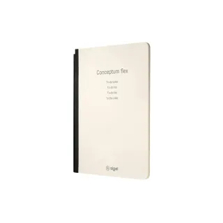 Sigel Carnet de notes Conceptum flex A5, quadrillé, brun clair