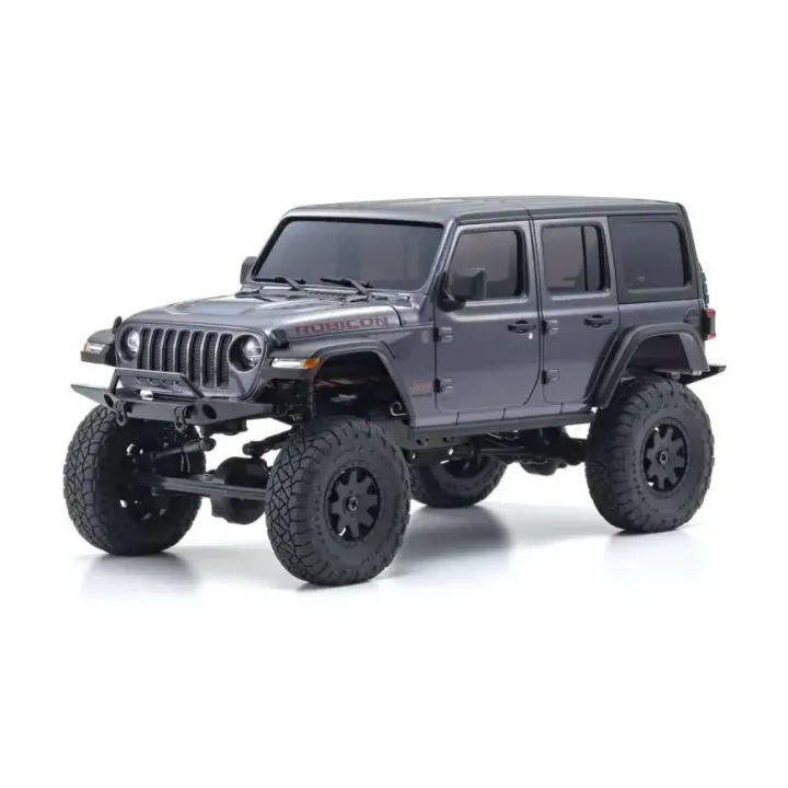 Kyosho Scale Crawler Mini-Z Jeep Wrangler Rubicon, gris 1:24, ARTR