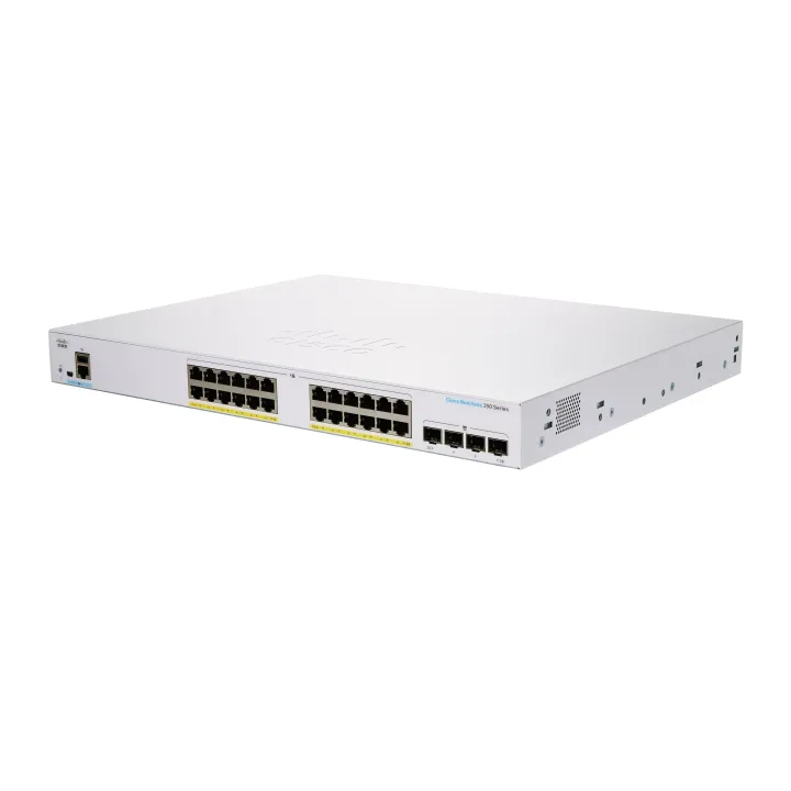 Cisco PoE+ Switch CBS350-24FP-4G 28 Port