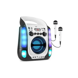Fenton Haut-parleurs Machine à karaoké SBS30W Blanc
