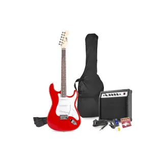 MAX Guitare électrique GigKit Rouge