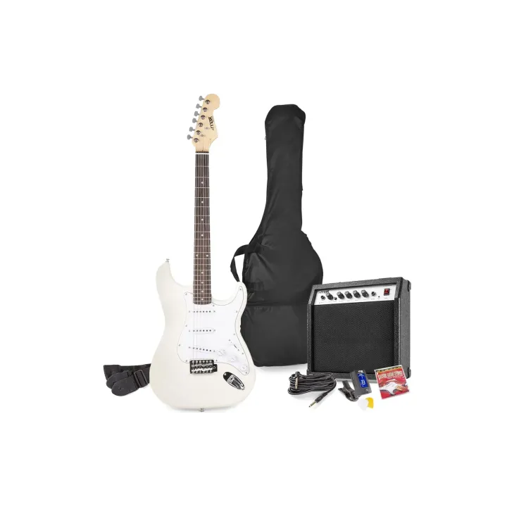 MAX Guitare électrique GigKit Blanc