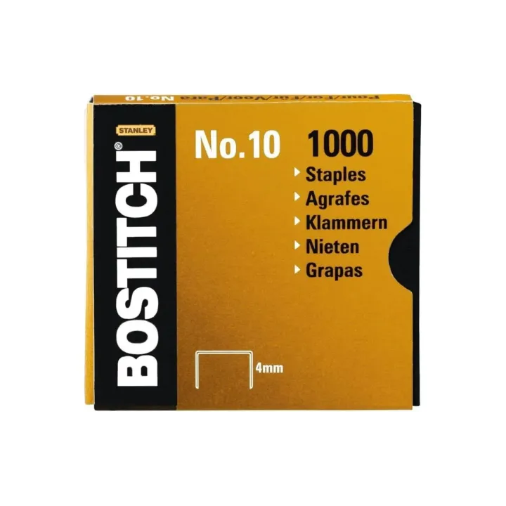 Bostitch Agrafe N° 10, 1000 pièces