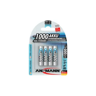 Ansmann Batterie 4x AAA Typ 1000 950 mAh