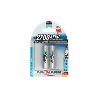 Ansmann Batterie 2x AA Typ 2700 2500 mAh