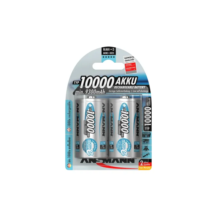 Ansmann Batterie 2x D Typ 10000 9300 mAh