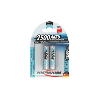 Ansmann Batterie 2x AA Typ 2500 2400 mAh