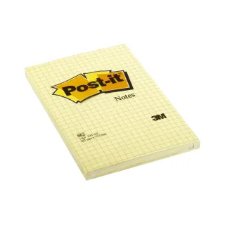 Post-it Fiche de bloc-notes Post-it 10,2 cm x 15,2 cm, jaune