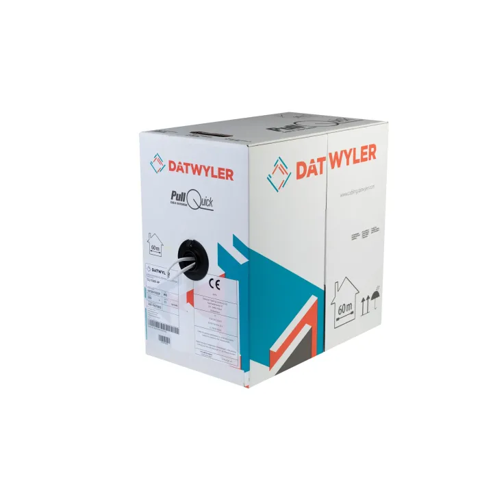 Dätwyler IT Infra Câble de pose CU 7000 4P Home Cat 7, S-FTP, 305 m, Blanc