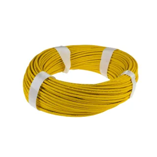 Dätwyler IT Infra Câble de renvoi CU 7702 4P Flex Cat 7, S-FTP, 100 m, Jaune