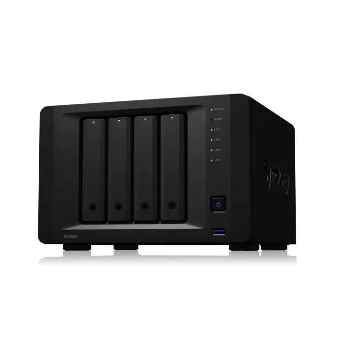 Synology Enregistreur réseau Deep Learning NVR DVA3221 sans HDD