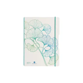 Herlitz Carnet de notes Greenline my.book flex A5, Pois, Ginkgo