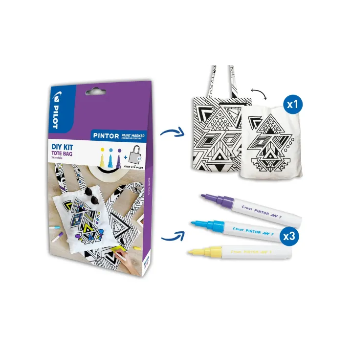 Pilot Kits de peinture Pintor DIY Kit Sac, 4 pièces