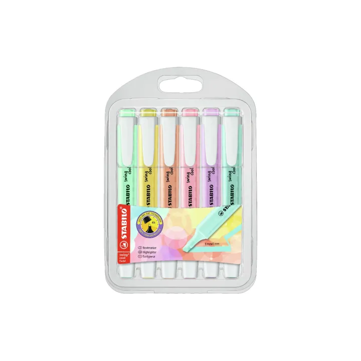 STABILO Surligneur swing cool Pastell 8 pièces