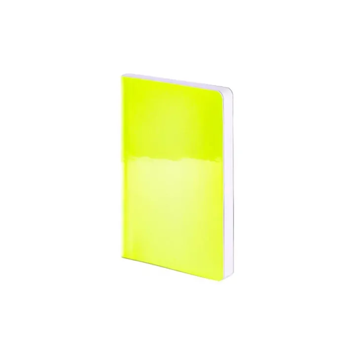 Nuuna Bloc-notes Candy 15 x 10,8 cm, Pois, Jaune fluo